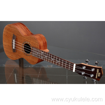Sound hole inlaid jewel ukulele